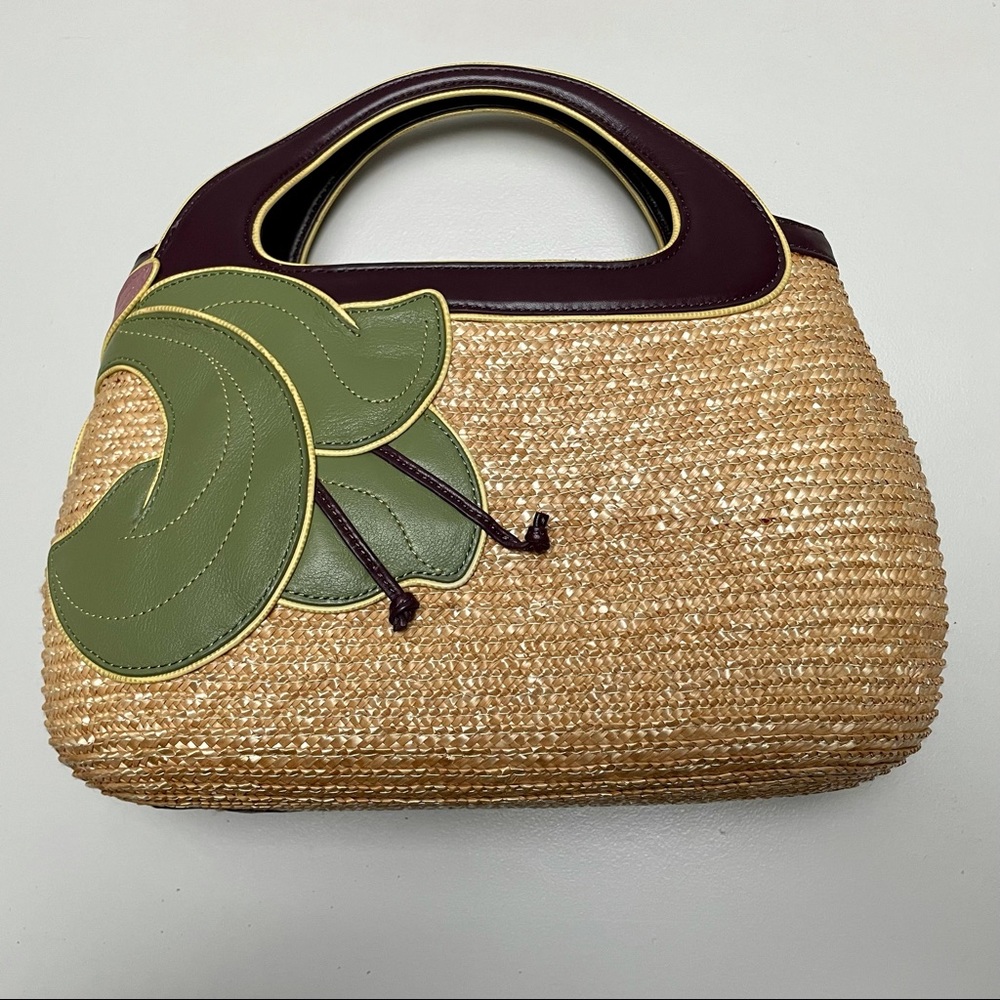 NWOT Cole Haan Straw handbag